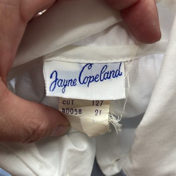 Vintage Jayne Copeland sailboat at child applique undershirt Jon Jon romper 2T - Picture 5 of 5